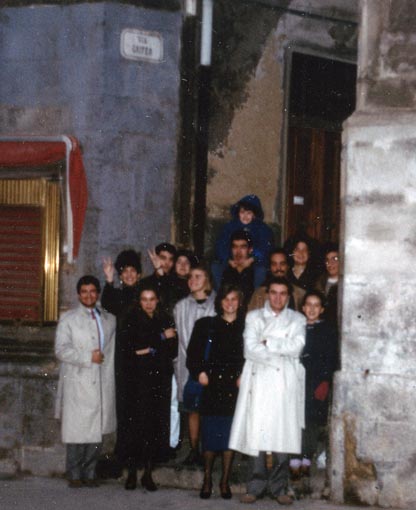 Caltagirone, Natale 1988, cugini su Via Grifeo