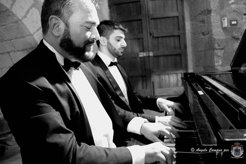 Castello Grifeo 2018, concerto per pianoforte, Vincenzo Marrone d'Alberti e Luca Lione