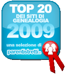 Top 20 siti Genealogia 2009 da parentistretti.it