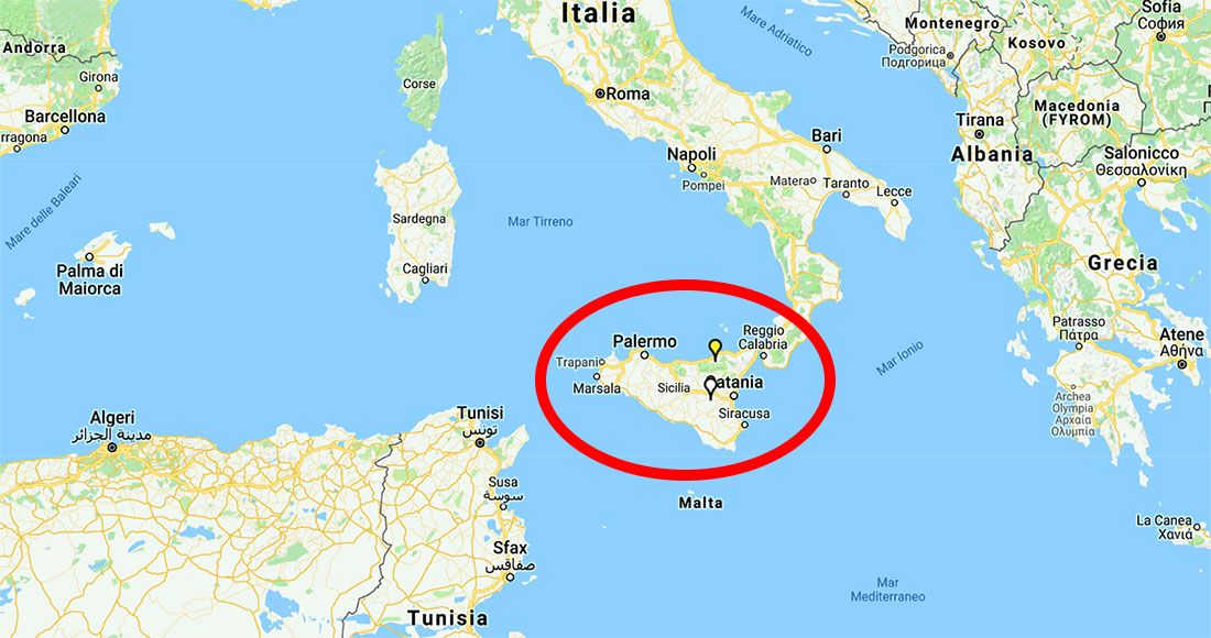 Mappa Unesco sulla lingua Siciliana